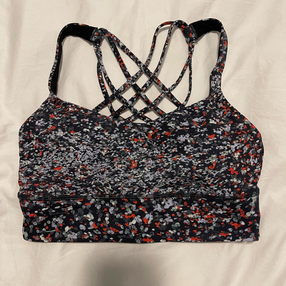 Size 8 Lululemon Longline Energy Bra